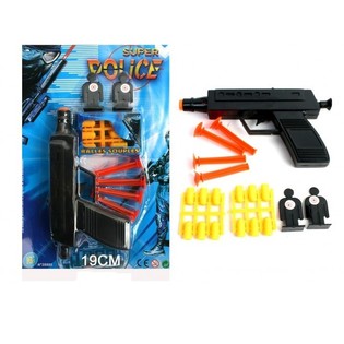 警察のピストルとターゲットのセット (24個入)