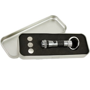 ギフトボックス入り懐中電灯キーホルダー（10個入）