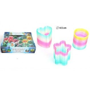 スリンキー スプリング玩具 ミックスデザイン &Oslash;4.5 CM ディスプレイ付 (24個入)