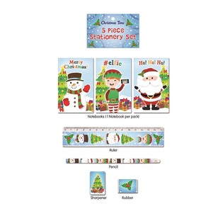 クリスマスステーショナリー5点セット (24個入)