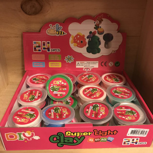 超軽量粘土 ディスプレイセット (24個入)