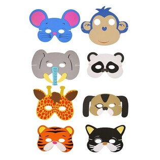 フォーム製 動物マスク ミックス (24個入)