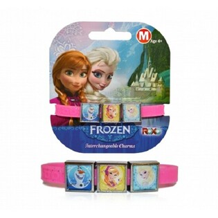 アナと雪の女王 ブレスレット 3つの付け替えチャーム付き (24個入)