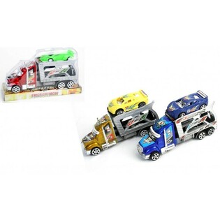 トレーラー付きトラック + スポーツカー ブリスターパック (24個セット)