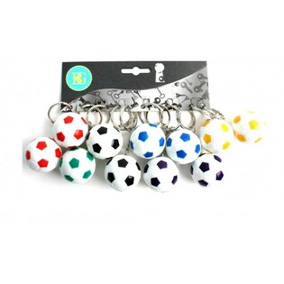 サッカーボール キーホルダー (12個セット)