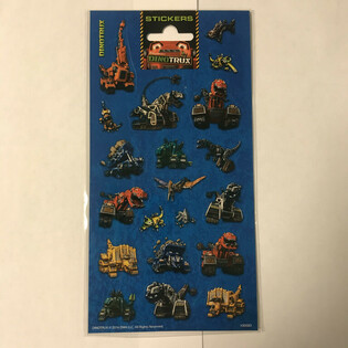 ステッカー：DINOTRUX、サイズ 20 x 10 cm（10枚）