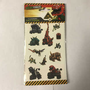 Dinotrux お名前シール、サイズ 20 x 10 cm (10枚入)