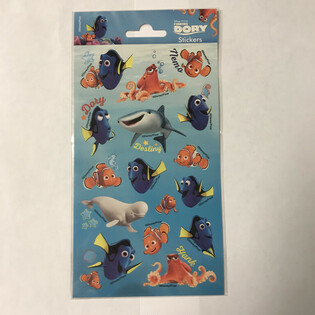 ステッカー：ディズニー『ファインディング・ドリー』20 x 10 cm (10枚セット)