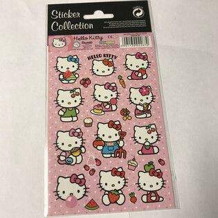 ハローキティ ステッカー、サイズ 20 x 10 cm (10枚)