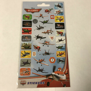 ステッカーシート：ディズニー プレーンズ、サイズ 20 x 10 cm（10枚入）