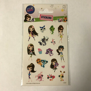 LITTLE PETSHOP ステッカーシート 16 x 9 cm（10枚入）