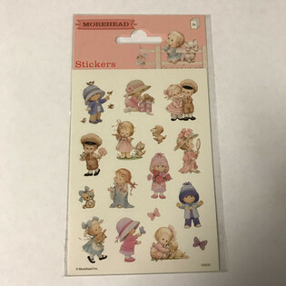 ステッカーシート：MOREHEAD &ndash; かわいい子供たち、サイズ 16 x 9 cm (10枚セット)