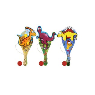 恐竜パドルボールゲーム (24個入り)