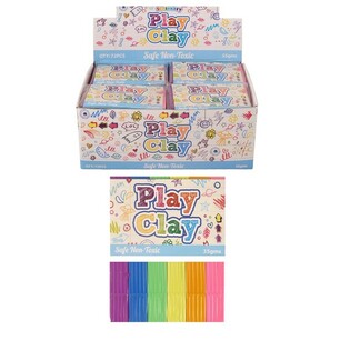 6色ねんどセット (35g) - ディスプレイ入り (72個)