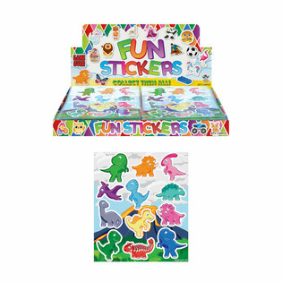 FUN STICKERS &ndash; モデル: 恐竜 (120枚入)
