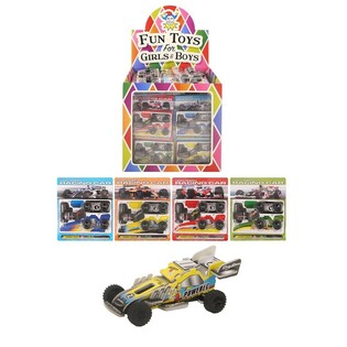 3D レーシングカー 組み立てキット フリクションモーター付 (60個入り)