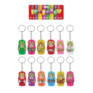 マトリョーシカ キーホルダー (12個セット)
