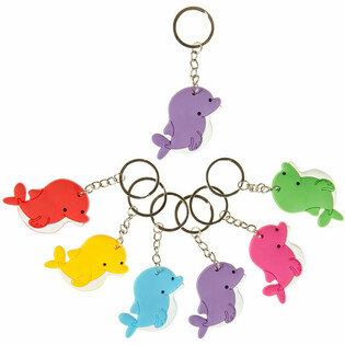 イルカのキーホルダー (12個セット)