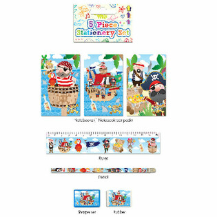 5点セット 海賊ステーショナリーセット (24個入)
