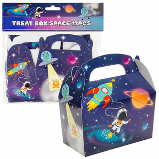 プチギフトボックス 宇宙/スペース 12x12.5x6cm (12個入)