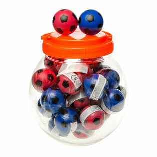スーパーボール サッカー &Oslash; 4.3 cm ポット入り (30個)