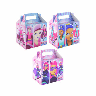 メニューボックス &ndash; SUPER GIRLS &ndash; 14 x 9.5 x 18 cm (24個)