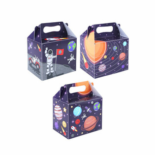 メニューボックス &ndash; 宇宙 &ndash; 14 x 9,5 x 18 cm (12個)