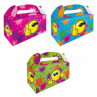 メニューボックス &ndash; スマイリー &ndash; 22.5 x 9.5 x 18 cm (12個入)