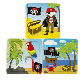 パイレーツパズル ミックス - 14 x 14 cm (50個セット)