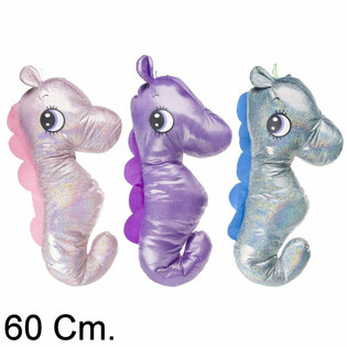 大きなぬいぐるみのタツノオトシゴ、60 CM - アソートカラー (6個入)