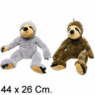 大型ぬいぐるみ ナマケモノ、44 CM - ミックスカラー（6個セット）