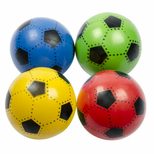 サッカーボール - 23cm - アソートカラー (10個入)
