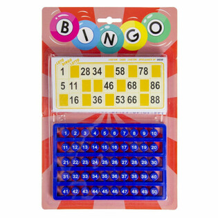ビンゴゲームセット 台紙付き（6個セット）
