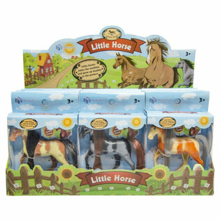 LITTLE HORSE - ディスプレイ入りおもちゃの馬 (12個入)