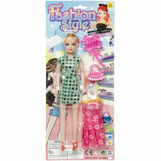 台紙入り ファッションドール ドレス付き (12個入)