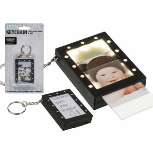 格安 LEDフォトフレーム キーホルダー (18個セット)