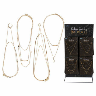 **超激安** ファッションジュエリー コンプリートディスプレイ - ネックレス (48個入)
