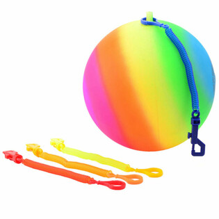 レインボーボール 紐付き / バンジーボール &Oslash;23 Cm (36個入り)