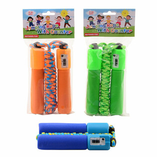 OUTDOOR FUN - カウンター付き なわとび、2.10m（6個入）