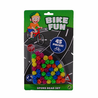 BIKE FUN - 自転車用スポークビーズ 45個 台紙入り (1個)