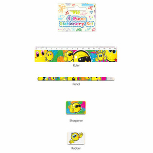 スマイリー 文房具4点セット (24個入)