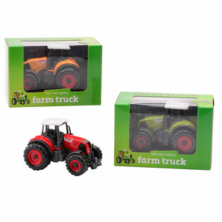FARM MASTERS - ダイキャスト製 おもちゃのトラクター ギフトボックス入り (12個入)