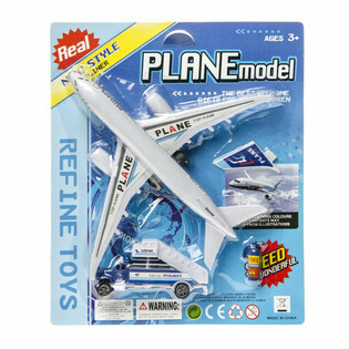 空港飛行機プレイセット（カード入り）