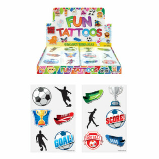 ファン・タトゥーシール - モデル：サッカー ディスプレイ付 (96枚入)