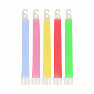 ケミカルライト GLOW STICK - 15CM ストラップ付 - ミックスカラー (25本入)