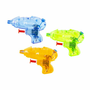 ミニ水鉄砲 9cm - ミックスカラー (48個入り)
