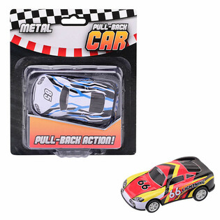 カード付き大型プルバックスポーツカー