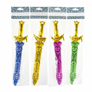 メタリックカラー おもちゃの剣 33cm（36個セット）