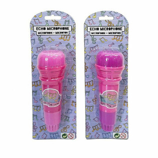 女の子向け ピンク エコーマイクロホン 台紙付き（12個入）