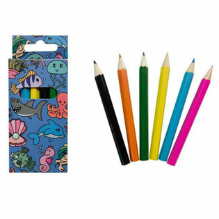 6色色鉛筆セット - 海の生き物 (24セット)
